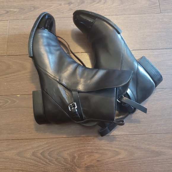 Alexander Wang Side Buckle closure Leather Boots - Picture 8 of 15